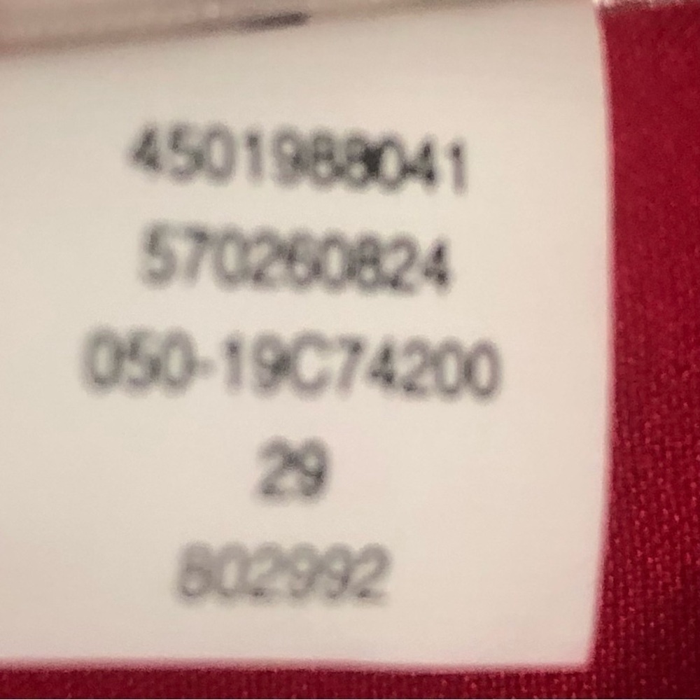 Chico’s red sheath dress short cape sleeve jewel neck 3.5 (US 18) - Picture 9 of 10